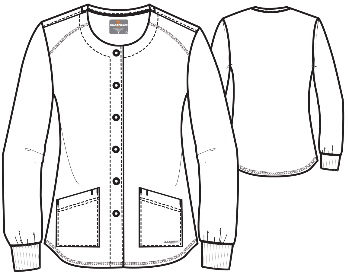 Szkic bluzy Barco SK101Breeze Top